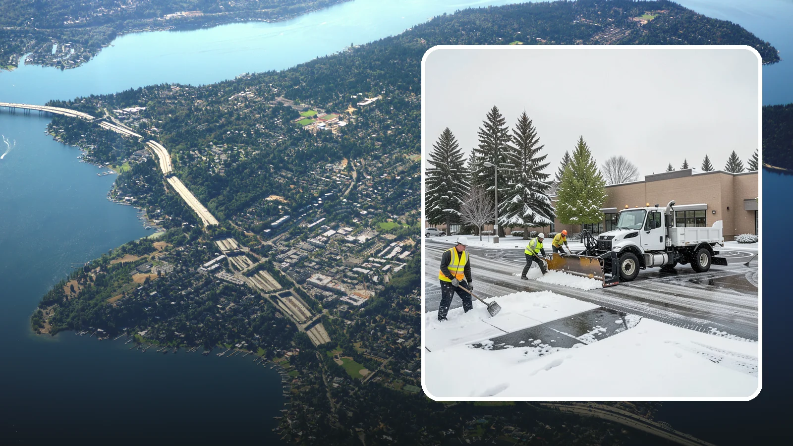 Shopping Center Snow Removal in Mercer Island, King County, WA - Keep every storefront, drive lane, and shared walkway open across your shopping center during Western Washington winter weather.