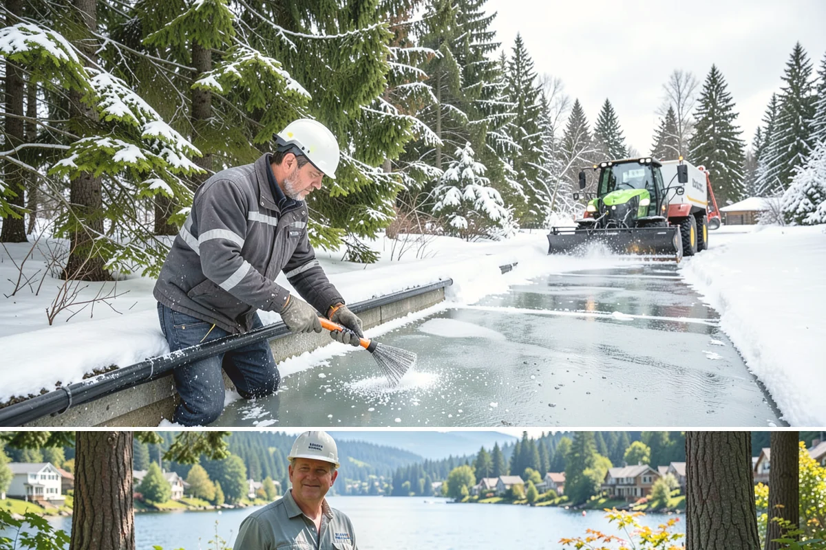 Shopping Center Snow Removal in Milton, King County, WA - Shopping centers see the highest demand during the December holiday season when winter weather and peak shopper volume overlap.