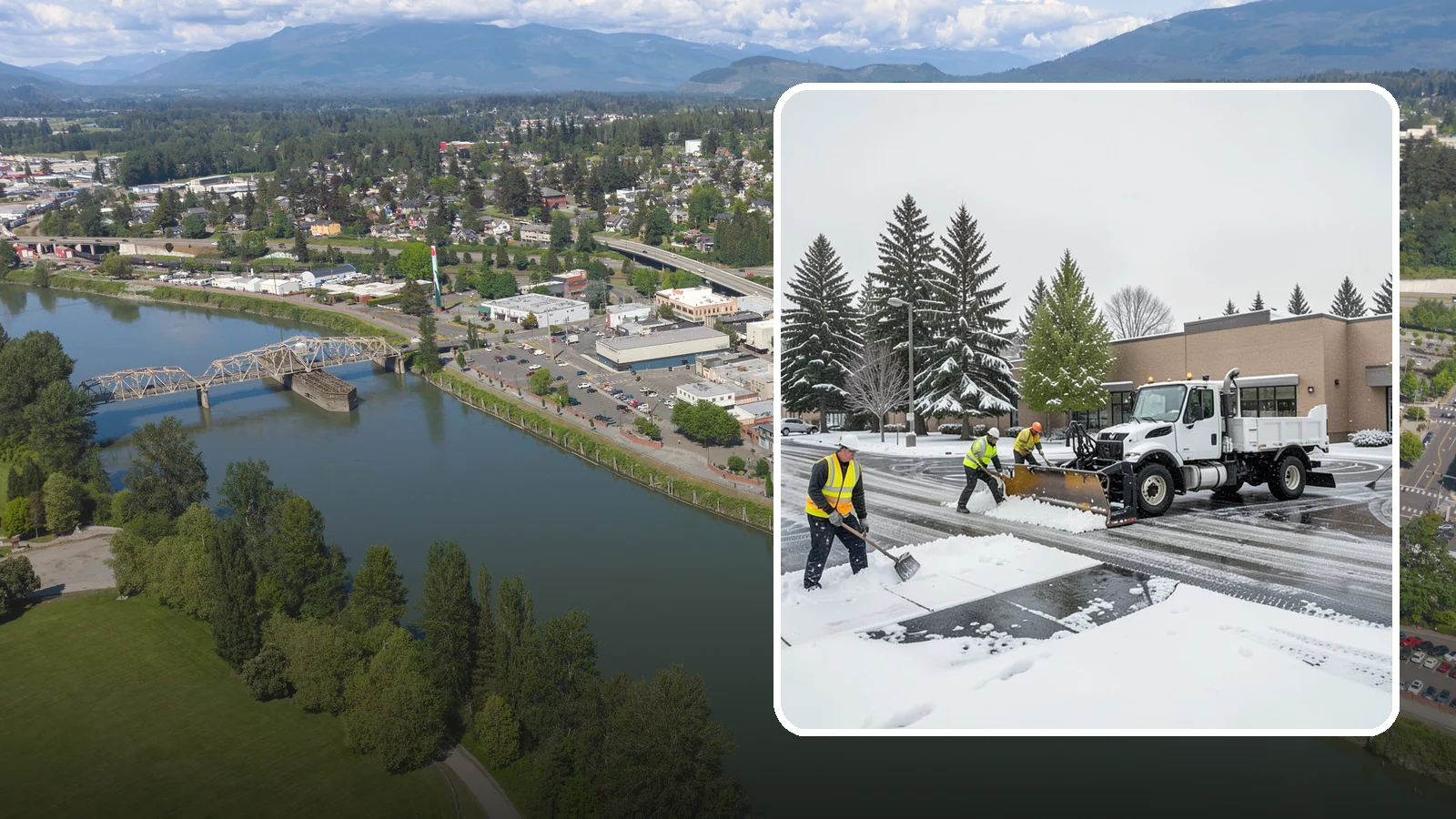 Shopping Center Snow Removal in Mount Vernon, Skagit County, WA - Keep every storefront, drive lane, and shared walkway open across your shopping center during Western Washington winter weather.