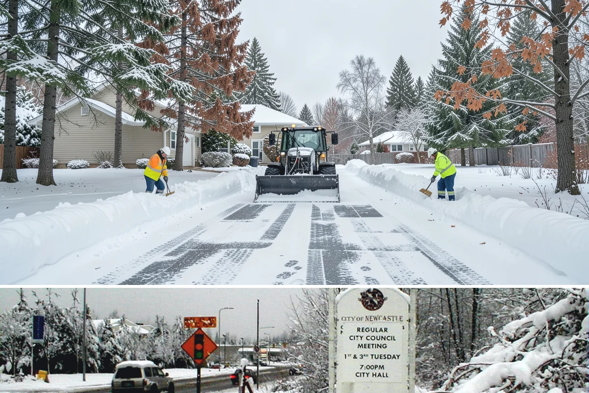 Shopping Center Snow Removal in Newcastle, King County, WA - Shopping centers see the highest demand during the December holiday season when winter weather and peak shopper volume overlap.