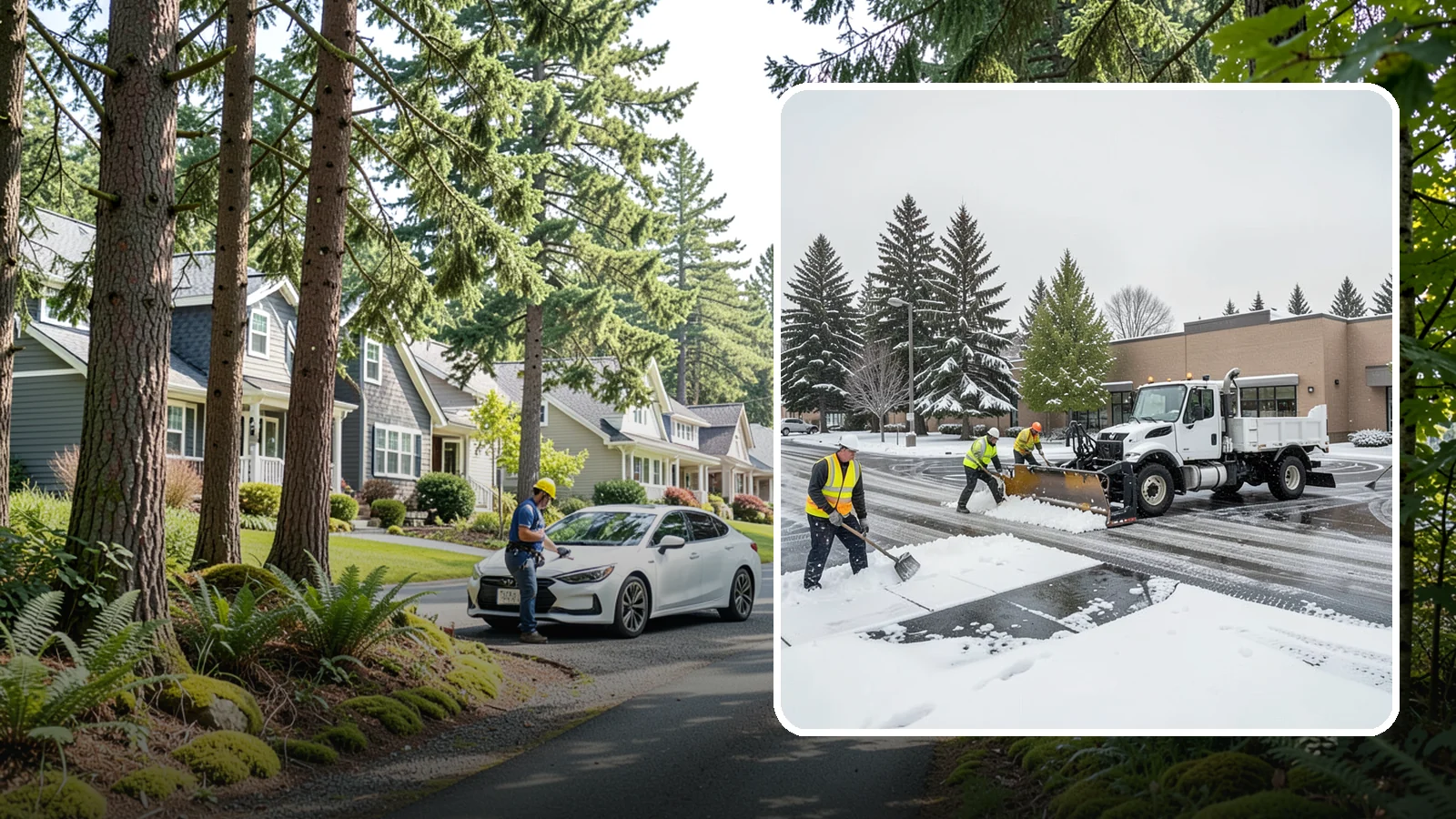 Shopping Center Snow Removal in Normandy Park, King County, WA - Keep every storefront, drive lane, and shared walkway open across your shopping center during Western Washington winter weather.