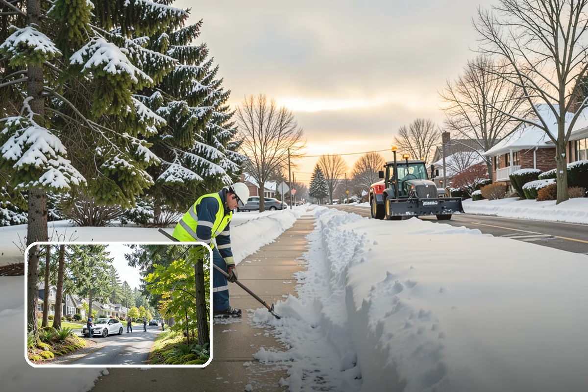 Shopping Center Snow Removal in Normandy Park, King County, WA - Coordinated clearing across all tenant storefronts