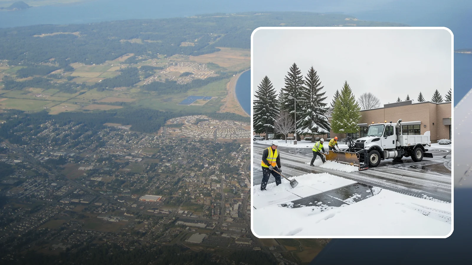 Shopping Center Snow Removal in Oak Harbor, Island County, WA - Keep every storefront, drive lane, and shared walkway open across your shopping center during Western Washington winter weather.