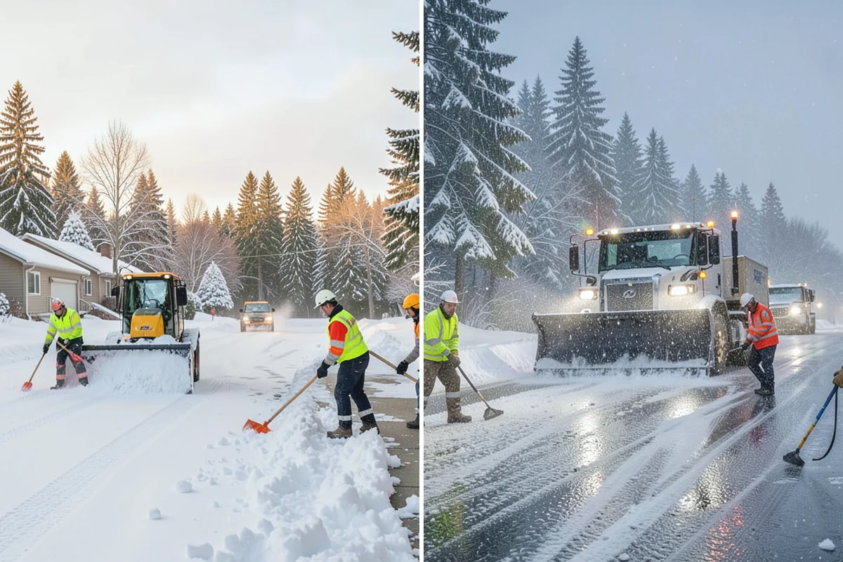 Shopping Center Snow Removal in Skykomish, King County, WA - Map tenant entrances, drive lanes, and pedestrian connectors