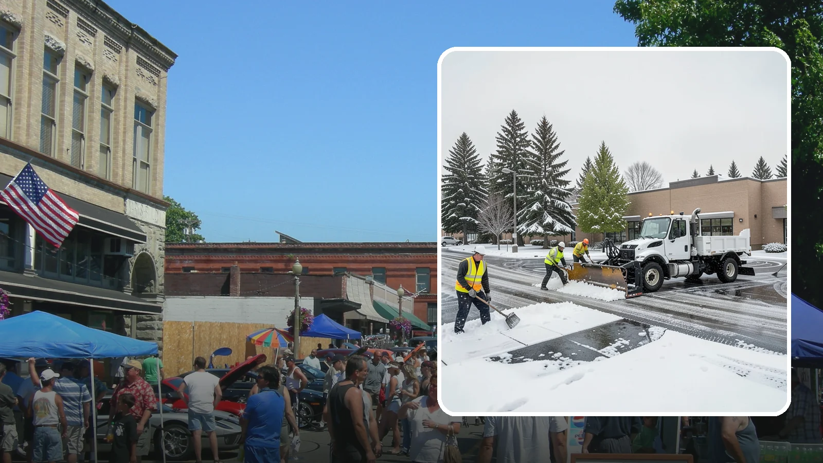 Shopping Center Snow Removal in Snohomish, Snohomish County, WA - Keep every storefront, drive lane, and shared walkway open across your shopping center during Western Washington winter weather.