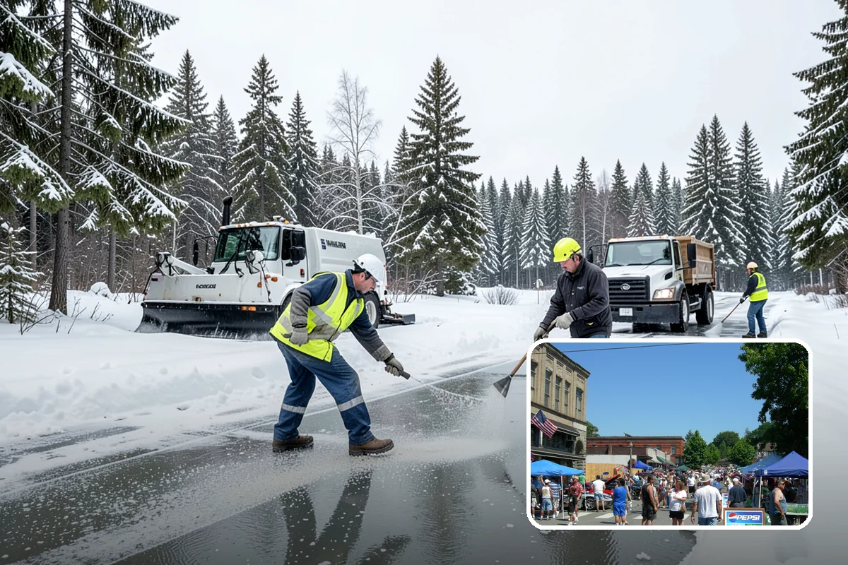 Shopping Center Snow Removal in Snohomish, Snohomish County, WA - Coordinated clearing across all tenant storefronts