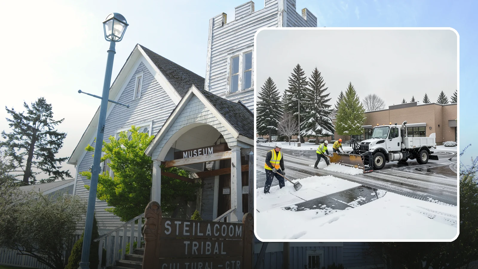 Shopping Center Snow Removal in Steilacoom, Pierce County, WA - Keep every storefront, drive lane, and shared walkway open across your shopping center during Western Washington winter weather.