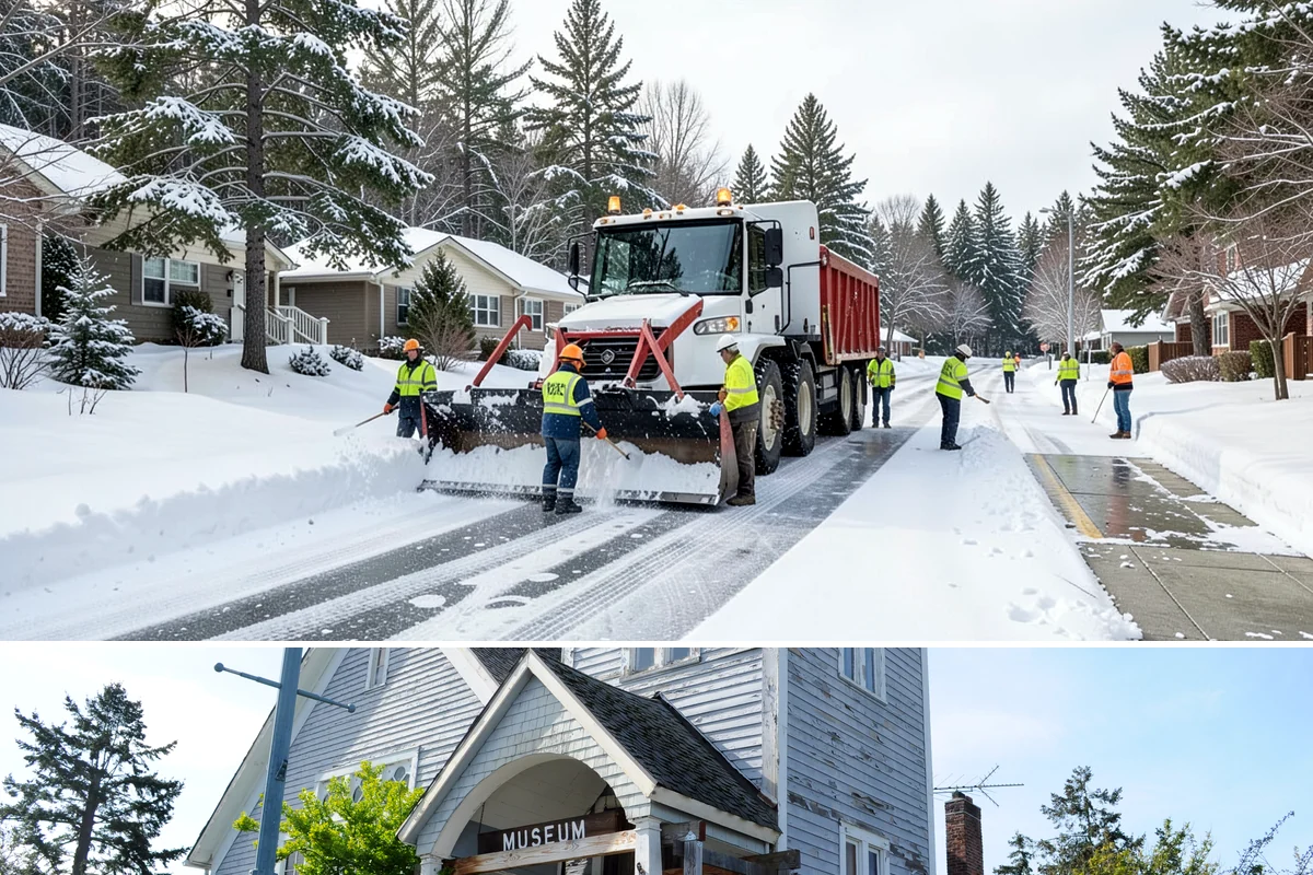 Shopping Center Snow Removal in Steilacoom, Pierce County, WA - Shopping centers see the highest demand during the December holiday season when winter weather and peak shopper volume overlap.