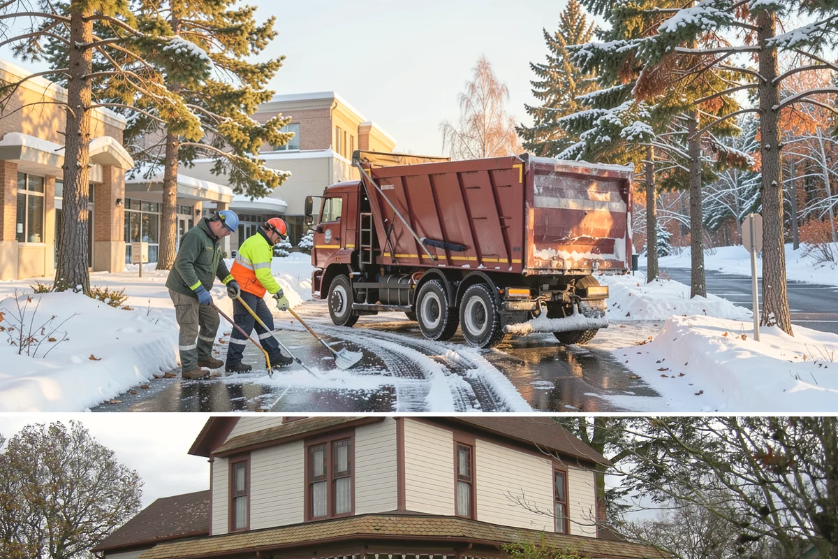 Shopping Center Snow Removal in Sumner, Pierce County, WA - Shopping centers see the highest demand during the December holiday season when winter weather and peak shopper volume overlap.