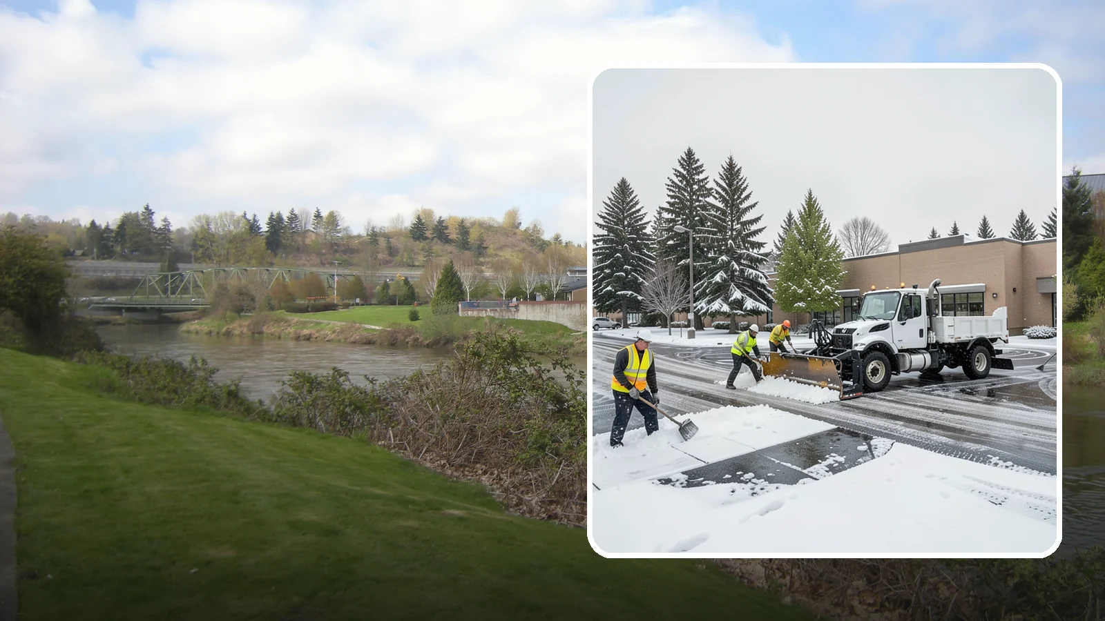Shopping Center Snow Removal in Tukwila, King County, WA - Keep every storefront, drive lane, and shared walkway open across your shopping center during Western Washington winter weather.
