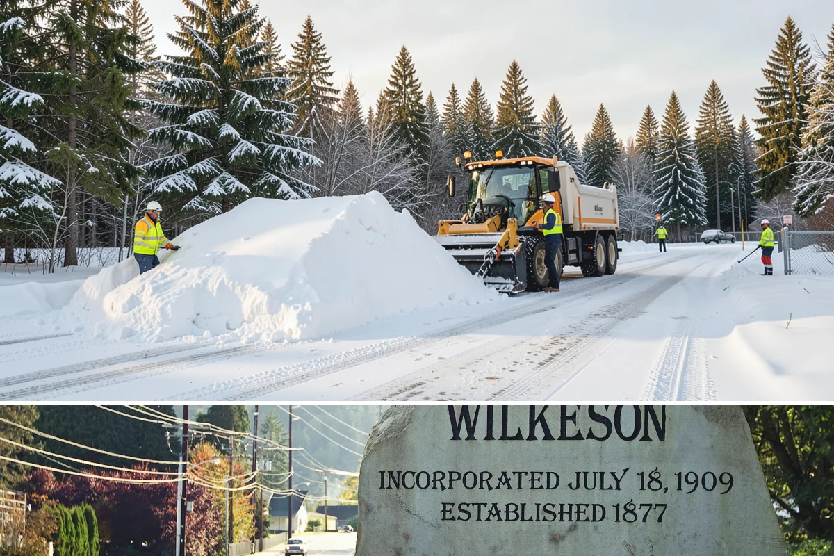 Shopping Center Snow Removal in Wilkeson, Pierce County, WA - Shopping centers see the highest demand during the December holiday season when winter weather and peak shopper volume overlap.
