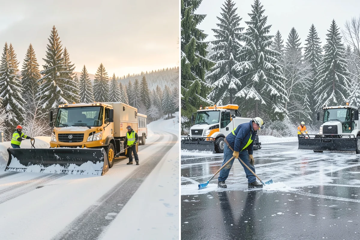 Sidewalk Deicing in Anacortes, Skagit County, WA - We pre-treat walks ahead of forecast freezing rain