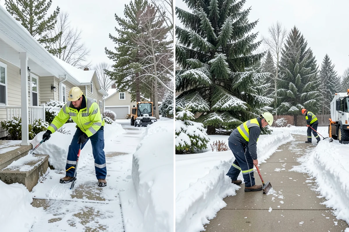 Sidewalk Deicing in Arlington, Snohomish County, WA - We pre-treat walks ahead of forecast freezing rain