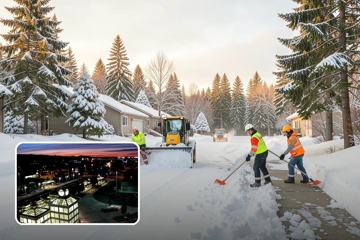 Sidewalk Deicing in Auburn, King County, WA - Stops glare ice from freezing rain