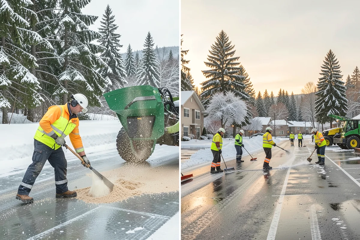 Sidewalk Deicing in Black Diamond, King County, WA - We pre-treat walks ahead of forecast freezing rain