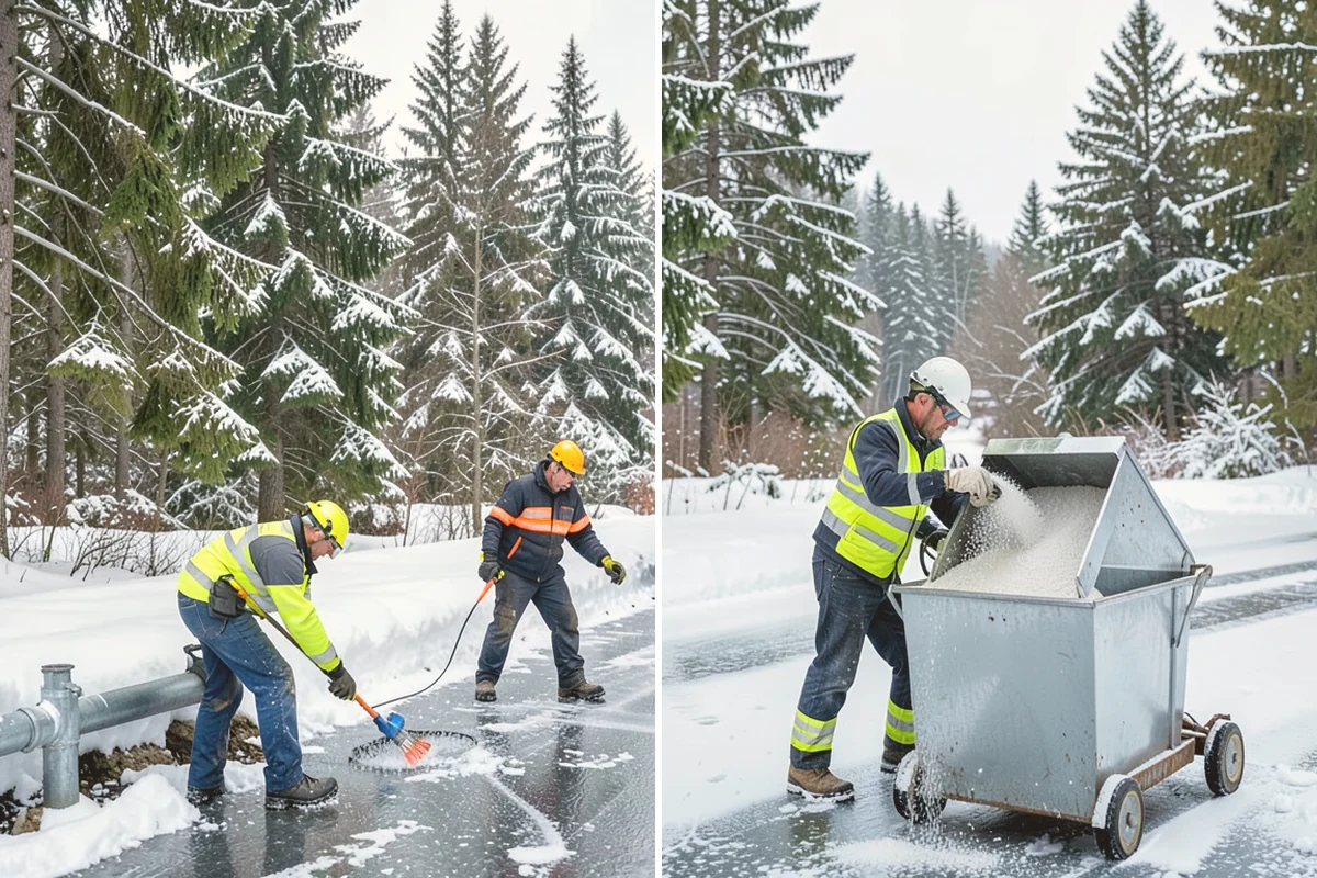Sidewalk Deicing in Brier, Snohomish County, WA - We pre-treat walks ahead of forecast freezing rain