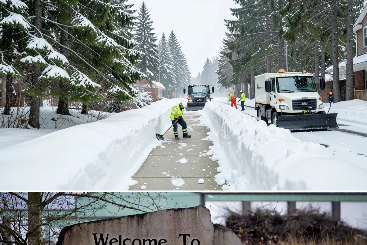 Sidewalk Deicing in Buckley, Pierce County, WA - Sidewalk deicing is busiest during freezing-rain events from December through February.