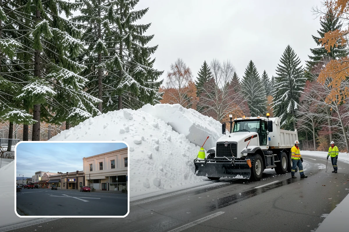 Sidewalk Deicing in Burlington, Skagit County, WA - Stops glare ice from freezing rain