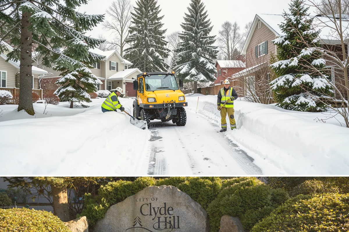 Sidewalk Deicing in Clyde Hill, King County, WA - Sidewalk deicing is busiest during freezing-rain events from December through February.
