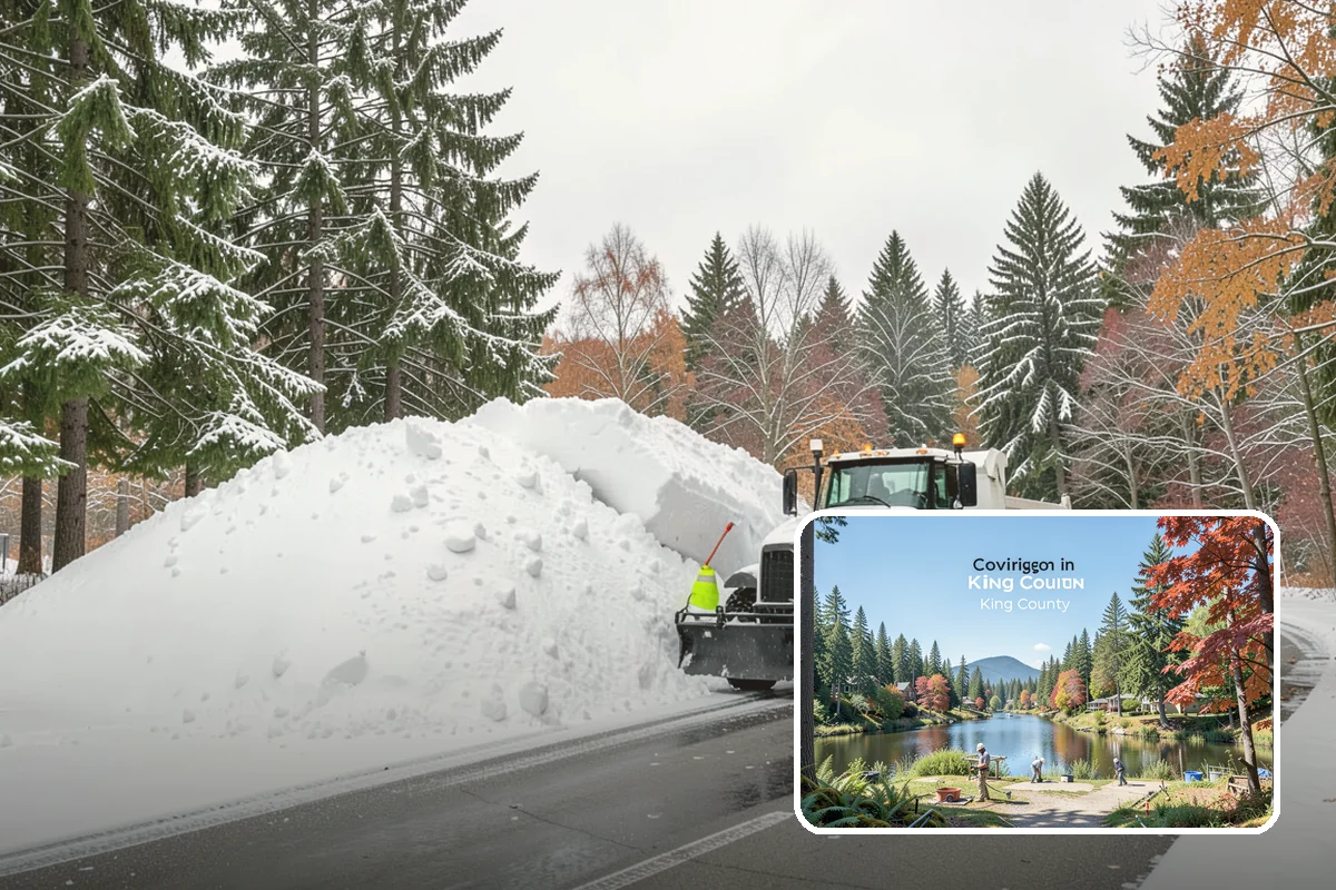 Sidewalk Deicing in Covington, King County, WA - Stops glare ice from freezing rain