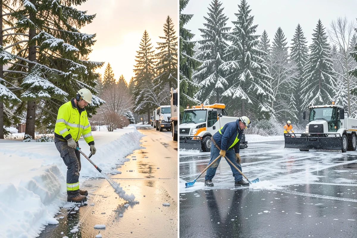 Sidewalk Deicing in Covington, King County, WA - We pre-treat walks ahead of forecast freezing rain