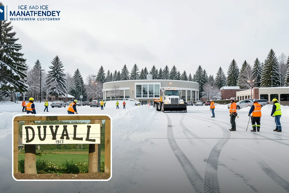 Sidewalk Deicing in Duvall, King County, WA - Stops glare ice from freezing rain