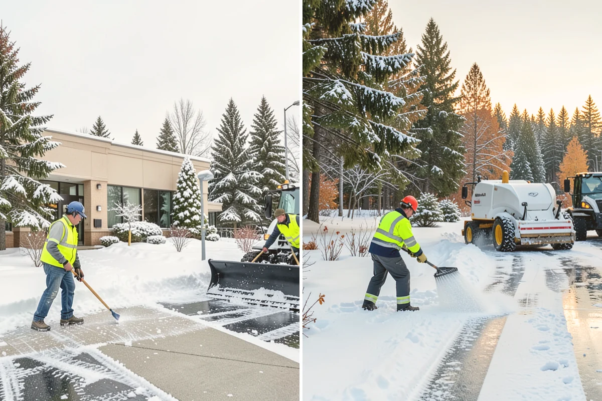 Sidewalk Deicing in Eatonville, Pierce County, WA - We pre-treat walks ahead of forecast freezing rain