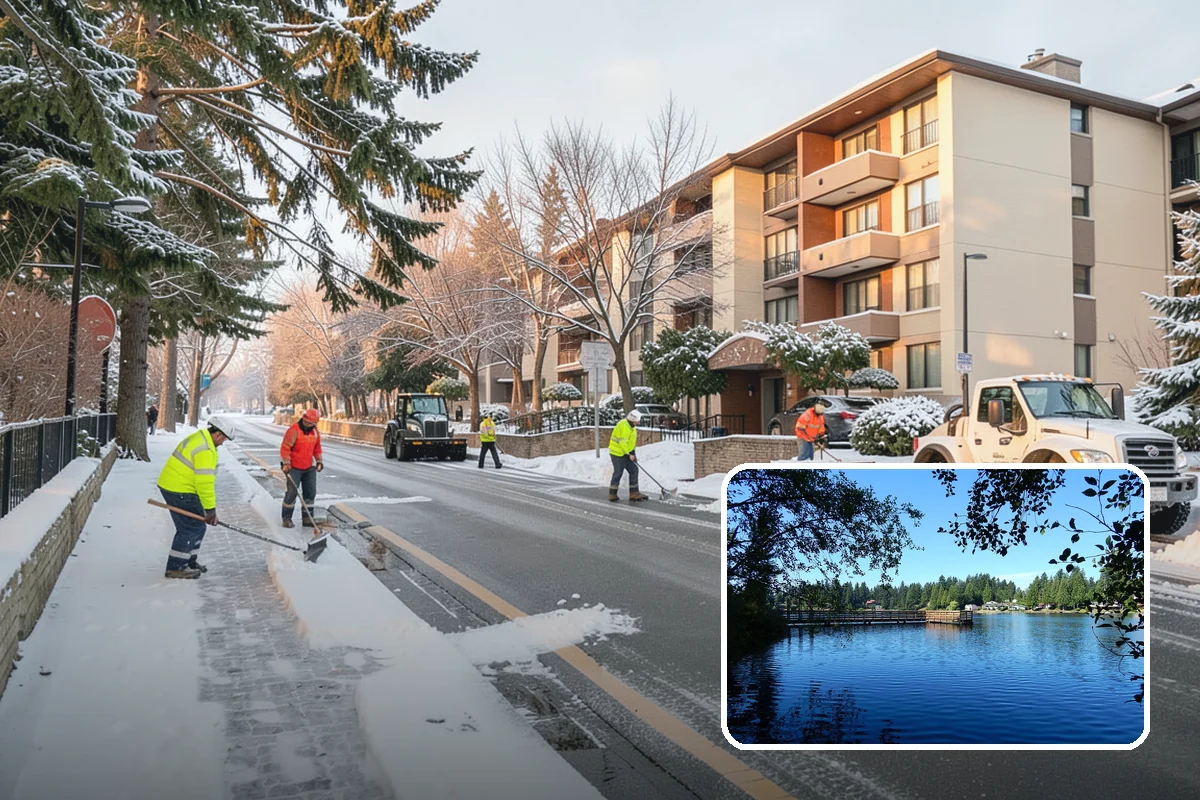 Sidewalk Deicing in Federal Way, King County, WA - Stops glare ice from freezing rain