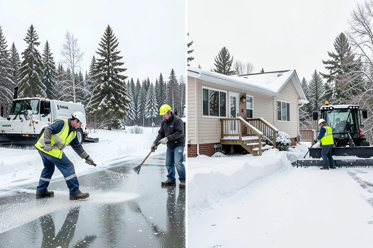 Sidewalk Deicing in Federal Way, King County, WA - We pre-treat walks ahead of forecast freezing rain