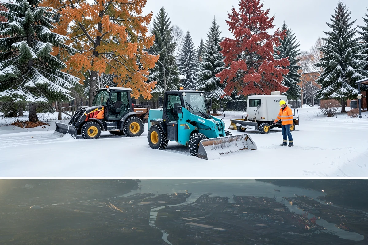 Sidewalk Deicing in Fife, Pierce County, WA - Sidewalk deicing is busiest during freezing-rain events from December through February.