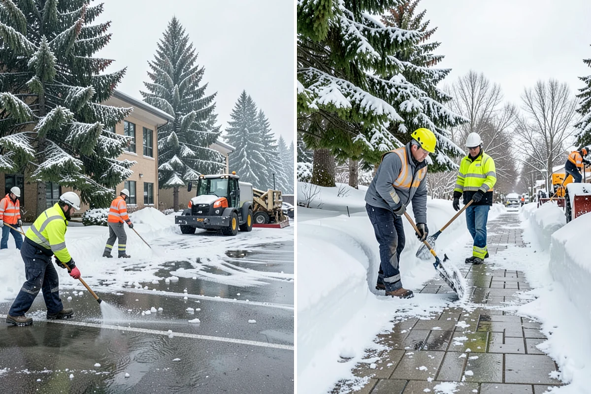 Sidewalk Deicing in Fircrest, Pierce County, WA - We pre-treat walks ahead of forecast freezing rain