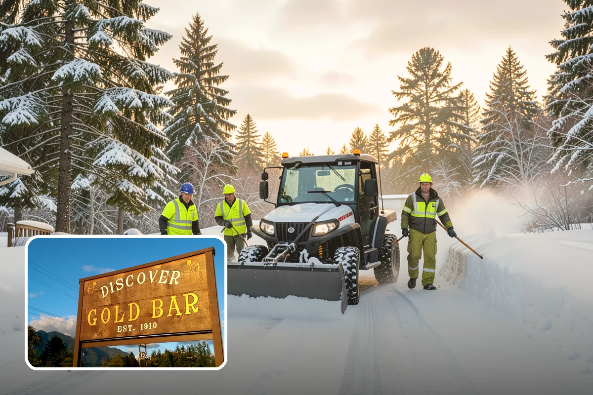 Sidewalk Deicing in Gold Bar, Snohomish County, WA - Stops glare ice from freezing rain