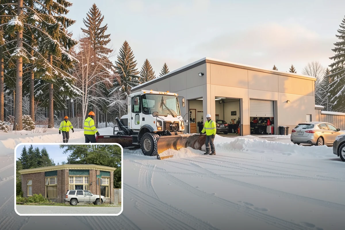 Sidewalk Deicing in Hamilton, Skagit County, WA - Stops glare ice from freezing rain