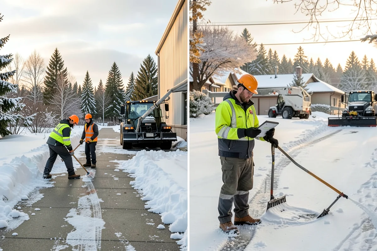Sidewalk Deicing in Kenmore, King County, WA - We pre-treat walks ahead of forecast freezing rain