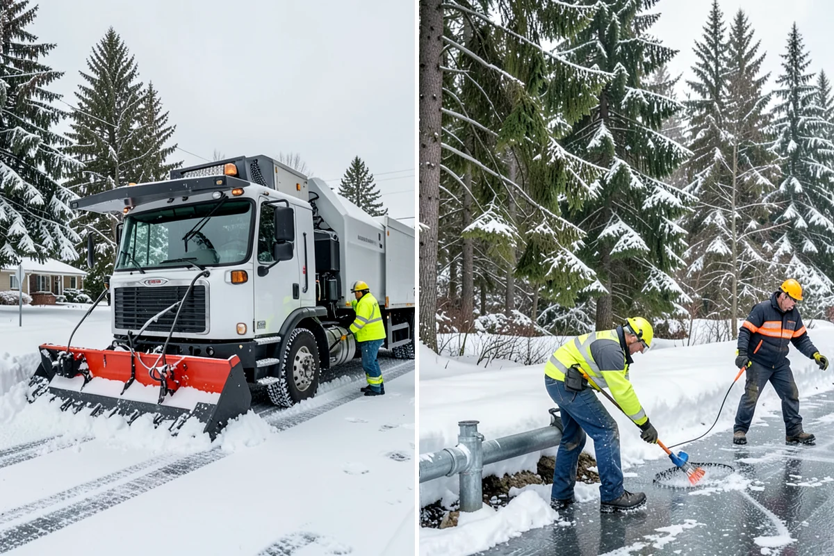 Sidewalk Deicing in Lake Forest Park, King County, WA - We pre-treat walks ahead of forecast freezing rain