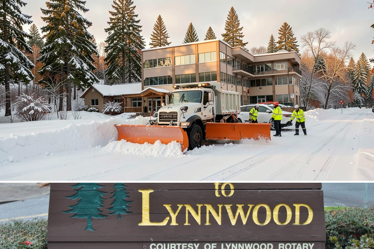 Sidewalk Deicing in Lynnwood, Snohomish County, WA - Sidewalk deicing is busiest during freezing-rain events from December through February.
