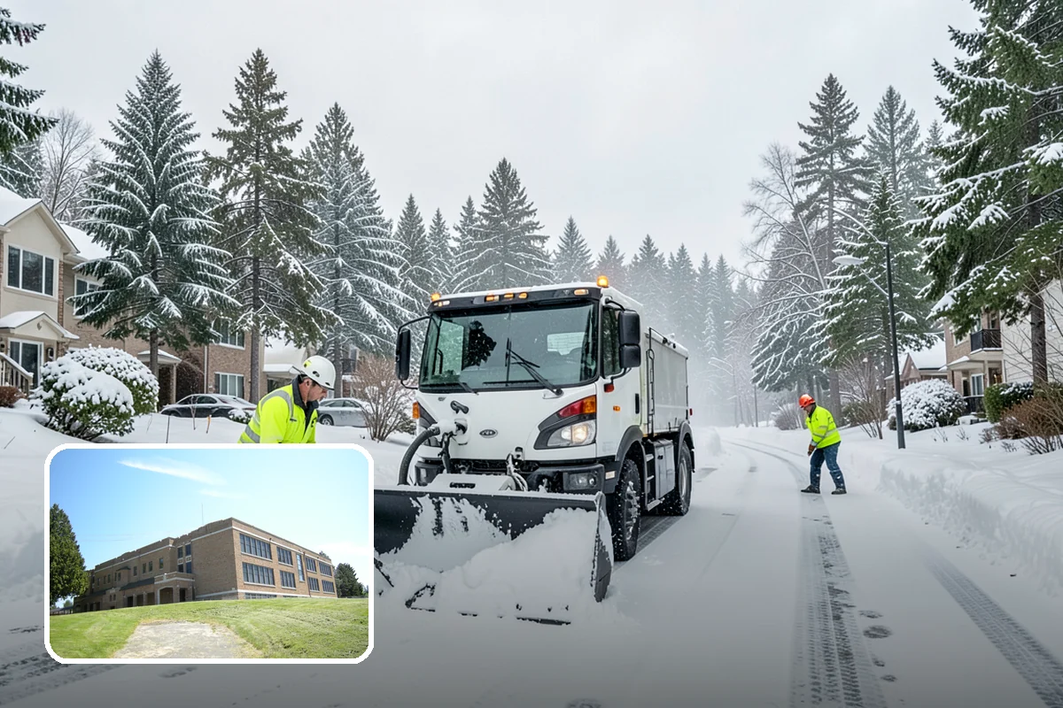 Sidewalk Deicing in Maple Valley, King County, WA - Stops glare ice from freezing rain