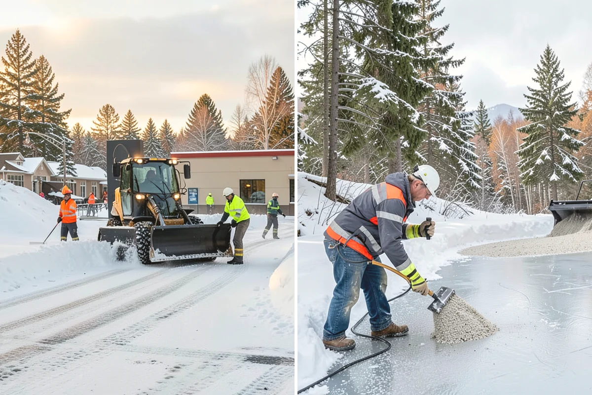 Sidewalk Deicing in Mercer Island, King County, WA - We pre-treat walks ahead of forecast freezing rain