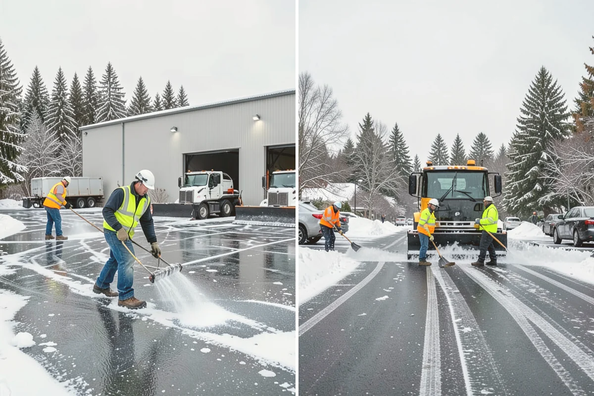 Sidewalk Deicing in Milton, King County, WA - We pre-treat walks ahead of forecast freezing rain