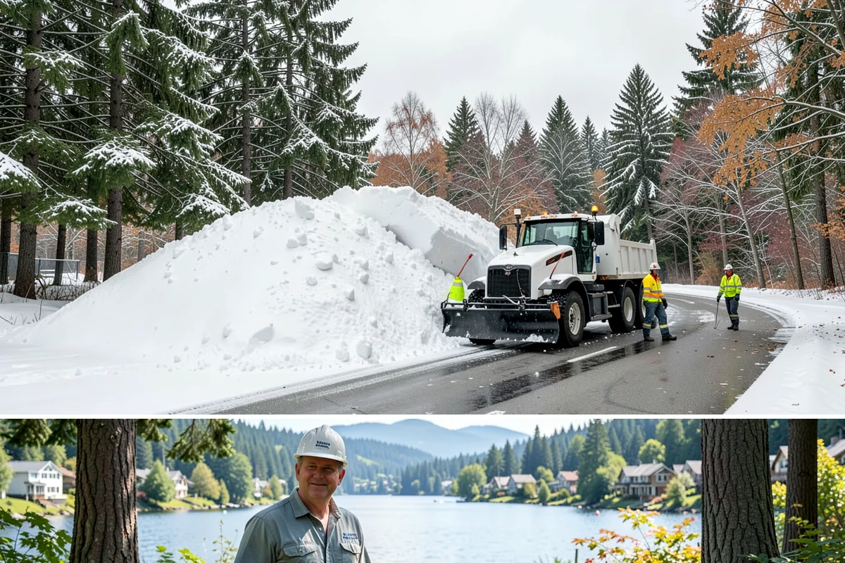 Sidewalk Deicing in Milton, King County, WA - Sidewalk deicing is busiest during freezing-rain events from December through February.