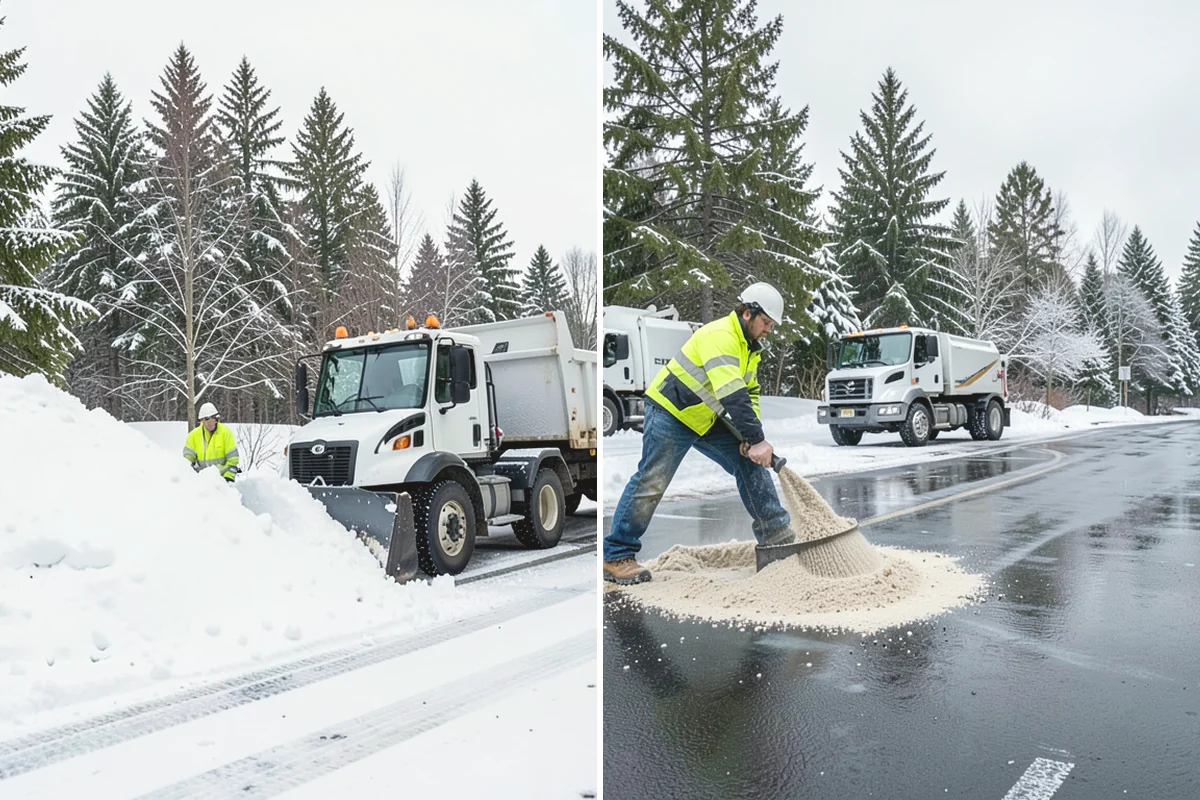 Sidewalk Deicing in Monroe, Snohomish County, WA - We pre-treat walks ahead of forecast freezing rain