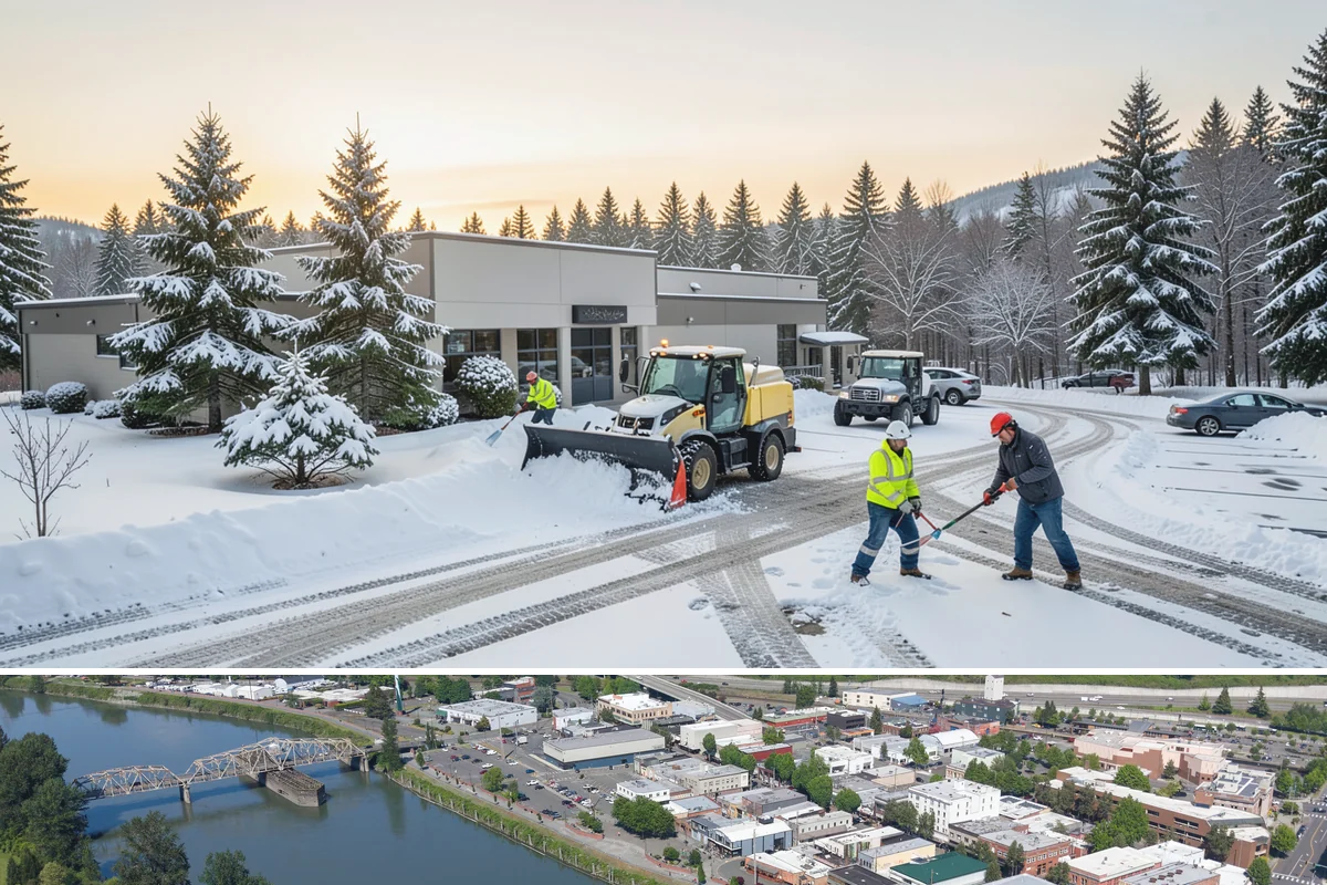 Sidewalk Deicing in Mount Vernon, Skagit County, WA - Sidewalk deicing is busiest during freezing-rain events from December through February.