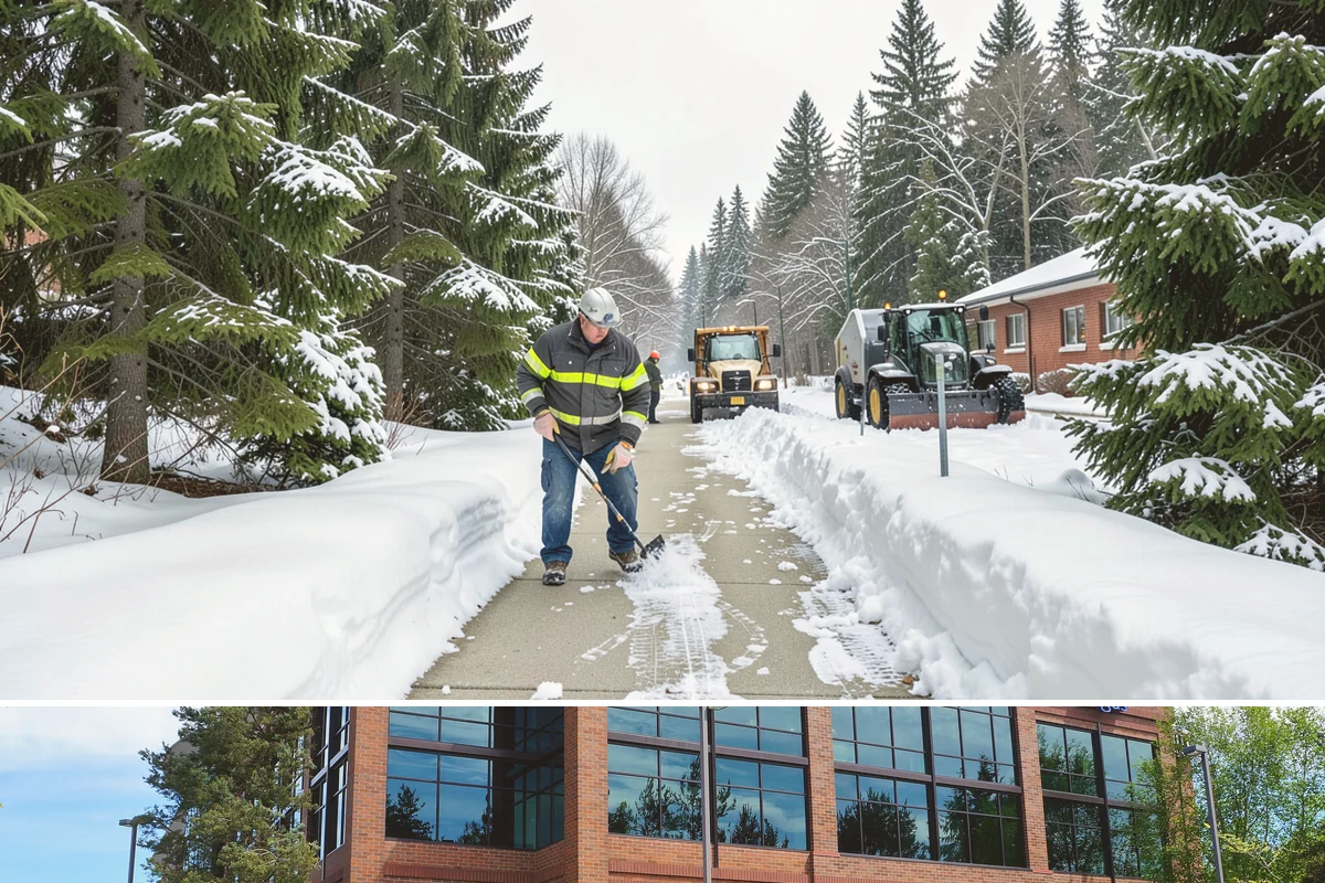 Sidewalk Deicing in Mountlake Terrace, Snohomish County, WA - Sidewalk deicing is busiest during freezing-rain events from December through February.