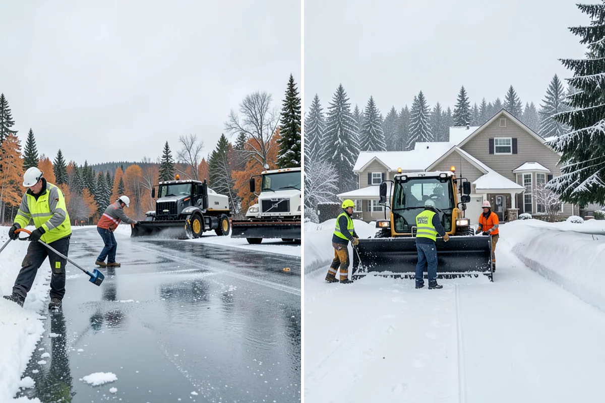 Sidewalk Deicing in Normandy Park, King County, WA - We pre-treat walks ahead of forecast freezing rain