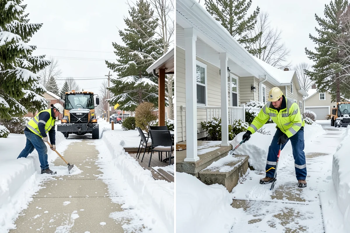 Sidewalk Deicing in Pacific, King County, WA - We pre-treat walks ahead of forecast freezing rain