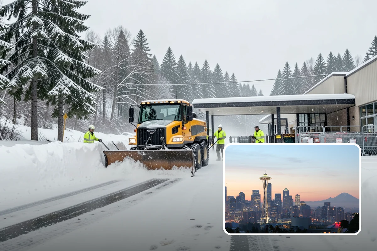 Sidewalk Deicing in Seattle, King County, WA - Stops glare ice from freezing rain