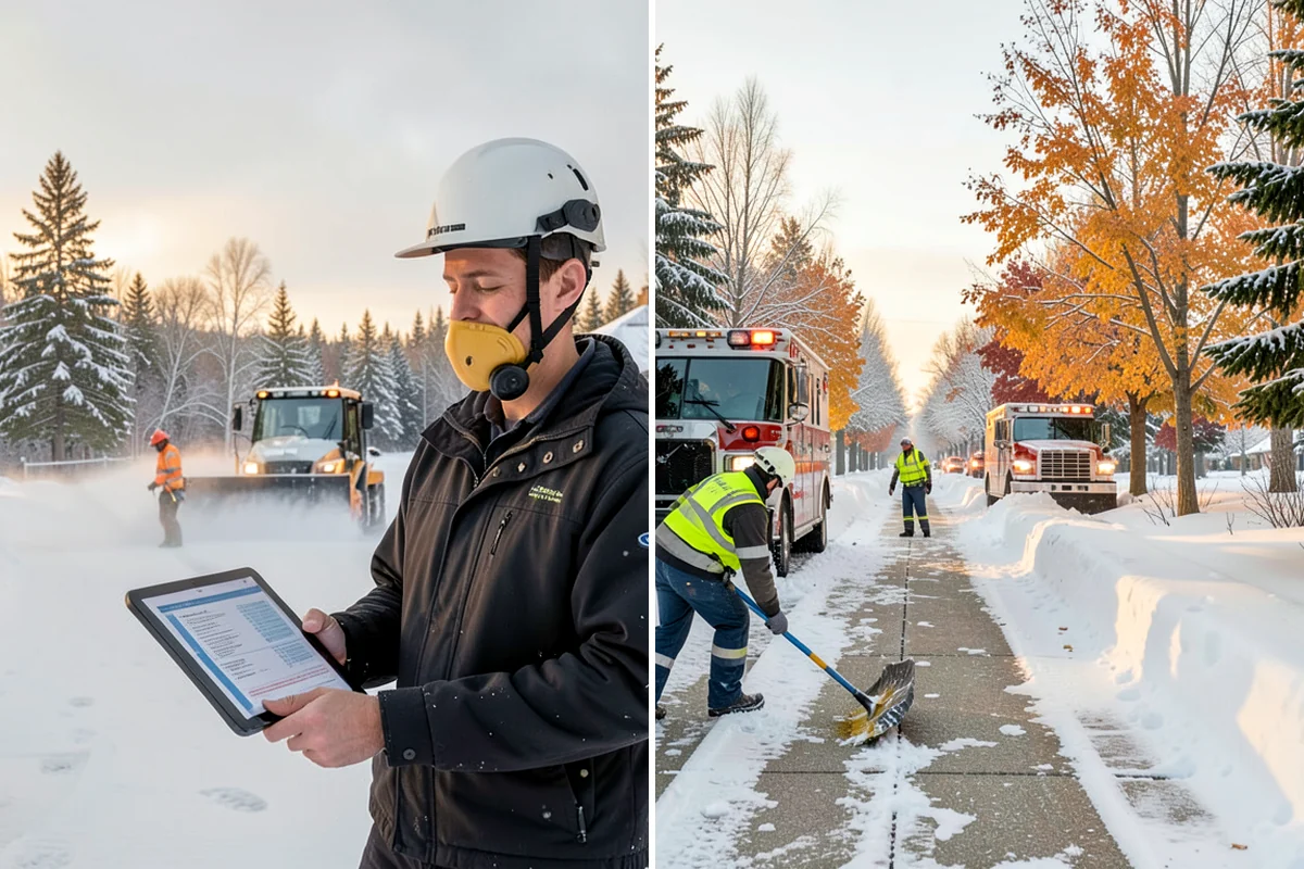 Sidewalk Deicing in Sedro-Woolley, Skagit County, WA - We pre-treat walks ahead of forecast freezing rain
