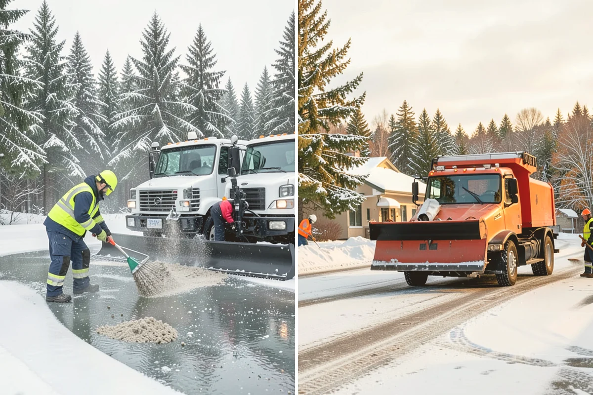 Sidewalk Deicing in Stanwood, Snohomish County, WA - We pre-treat walks ahead of forecast freezing rain