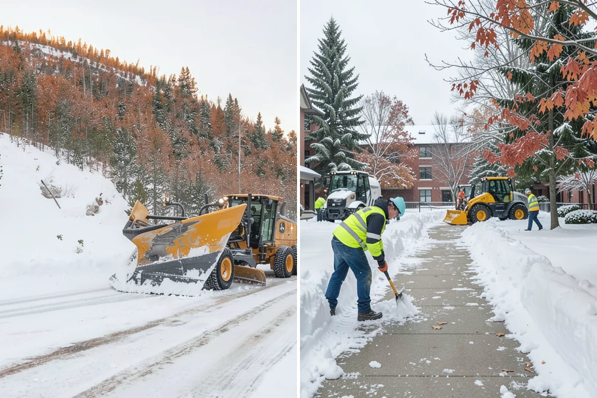 Sidewalk Deicing in Wilkeson, Pierce County, WA - We pre-treat walks ahead of forecast freezing rain
