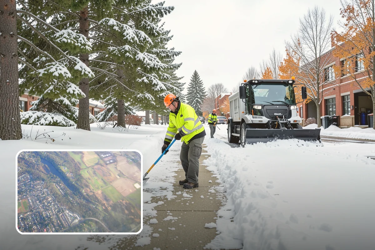 Sidewalk Ice Removal in Algona, King County, WA - Removes bonded ice deicer is slow to lift